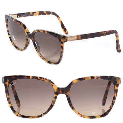 gucci tortoise shell sunglasses|Gucci oversized tortoiseshell sunglasses.